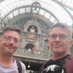 Arrival in Antwerp Central Station