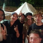 Selfie with the band BonBon club