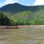 Fishermen throwing nets