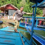 Setting of on Ba Be Lake