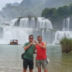 Ban Gioc Waterfall Heart