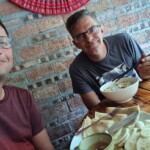 Pancake and Noodlesoup breakfast