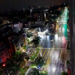 Evening view from our apartment