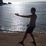 Tai Chi on the beach