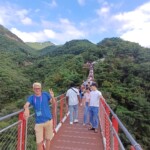 Red Suspension Bridge