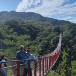 Red Suspension Bridge